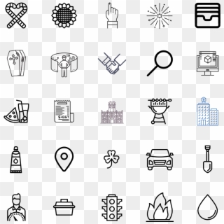 Line Icons Bundle - Line Art, HD Png Download