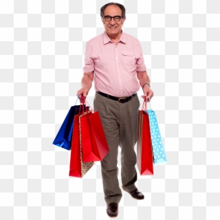 People Shopping Holding Bag Png Image - Spendthrift, Transparent Png