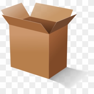 Cardboardbox-lit - Cardboard Box, HD Png Download