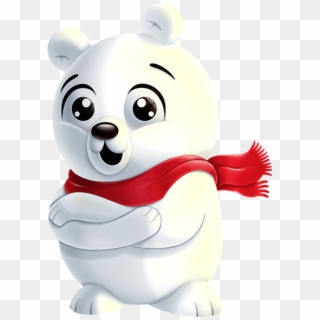 Snuggle N Hug Polarbear Illo 650 - Cartoon, HD Png Download