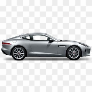Grey F Type Sideview Jaguar - Jaguar F Type Silver, HD Png Download