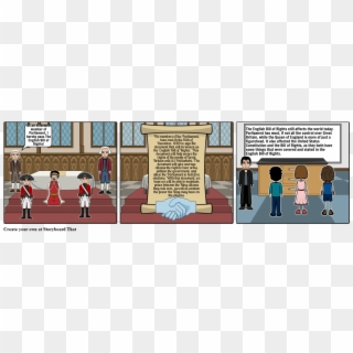 The English Bill Of Rights Comic - English Bill Or Rights Cartoon, HD Png Download