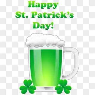 Jpg Library Beer Patricks Happy With Green Transparent - Happy St Patricks Day Beer, HD Png Download
