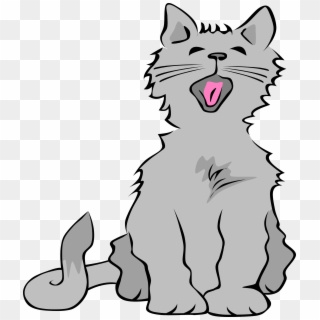 Picture Freeuse Download Kitten Yawning Icons Png Free - Cat Clip Art Transparent Background, Png Download