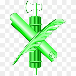 Green Fasces Scroll Quill - Administrative Office Of The Us Courts, HD Png Download