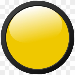 Yellow Light Icon - Yellow Traffic Light Icon, HD Png Download