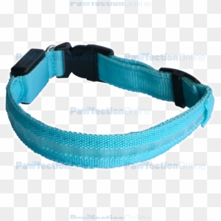 The Durable Nylon Blue Led Dog Collar Is Part Of The - Strap, HD Png Download