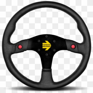 Steering Wheel Png Picture - Momo Steering Wheel With Buttons, Transparent Png
