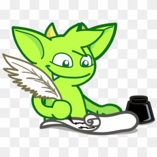 Gremlin-quill - Gremlin Writing, HD Png Download