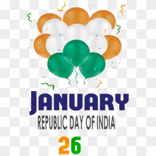 Happy Republic Day Png Image - Graphic Design, Transparent Png