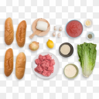 Italian Meatball Sandwiches With Caesar-style Romaine - Superfood, HD Png Download