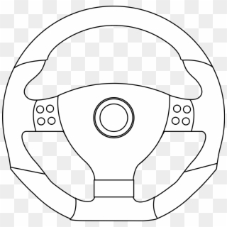 2000 X 1942 4 - Draw Car Steering Wheel, HD Png Download