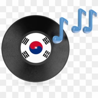 Illustration Of Flag Of South Korea - South Korea Flag Music, HD Png Download