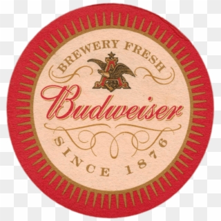 Budweiser Beer Coaster - Budweiser, HD Png Download