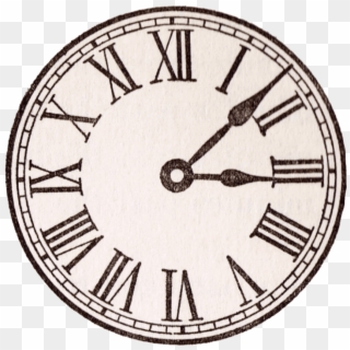Free Png Download Old Clock Face Roman Numerals Png - Clock Face, Transparent Png