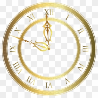 Free Png Download Clock Face Transparent Background - Gold Clock Face Png, Png Download