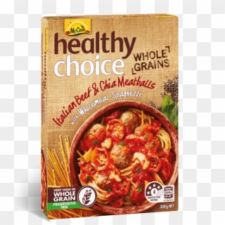 Healthy Choice Wholegrains Beef & Chia Meatballs With, HD Png Download