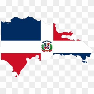 Kenya Map And Flag Abc Letters In The Library - Dominican Republic Flag Country, HD Png Download