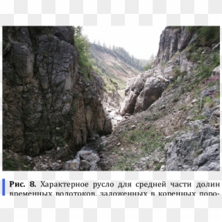 A Typical Channel For The Middle Portion Of A Temporary - Outcrop, HD Png Download