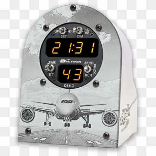 Aviators Desk Clock From Davtron - Gauge, HD Png Download
