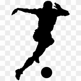 Jogando Bola Png - Soccer Black And White, Transparent Png