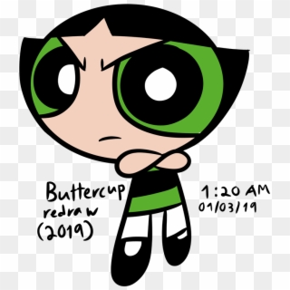 Buttercup Redraw - Cartoon, HD Png Download