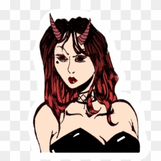Succubus Sticker - Illustration, HD Png Download