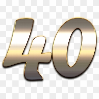 40 Number Logo Png - Number 40 Logo, Transparent Png