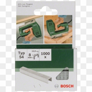 Flat Wire Staples - Bosch Staple Gun, HD Png Download
