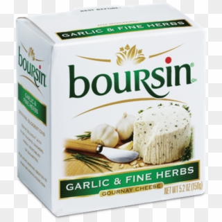 Boursin R Cheese Garlic Fine Herbs - Cheese With Herbs And Garlic, HD Png Download