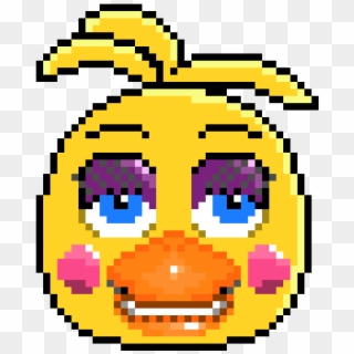 Toy Chica - Pixelated Circle, HD Png Download