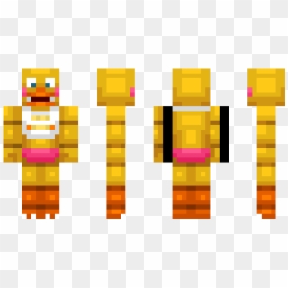 Mcpeskin - Minecraft Toy Chica, HD Png Download