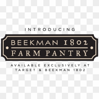 Beekman 1802 Farm Pantry - Carnivale Chicago, HD Png Download