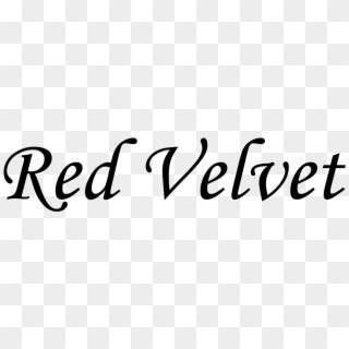 [do You Know Red Velvet] Korea's Popular Group Red - Calligraphy, HD Png Download