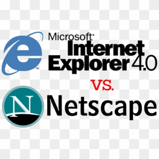 The Rise And Fall Of Netscape Navigator And Internet - Netscape Navigator Internet Explorer, HD Png Download