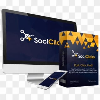 Sociclicks Review The Top Secrets For Your Social Network - Graphic Design, HD Png Download