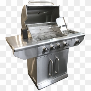 4 X 304 Stainless Steel Gas Burners • 4 X Flame Tamers - Barbecue Grill, HD Png Download