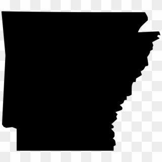 Arkansas Ar Comments - Arkansas Map Silhouette, HD Png Download