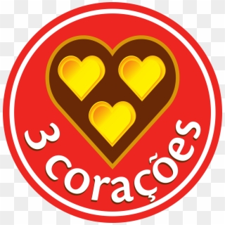 3 Coracoes Cafe Logo - Heart, HD Png Download