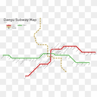 Daegu Metro Resources - Daegu Subway Line 1, HD Png Download