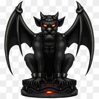 Black Gargoyle Png Clipart Image - Black Gargoyle, Transparent Png