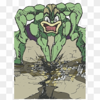 Png - Shiny Machamp Is Hulk, Transparent Png