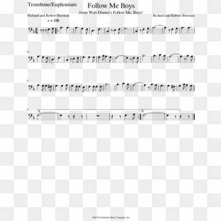 Follow Me Boys Sheet Music Composed By Richard And - Mavis Theme Violin, HD Png Download