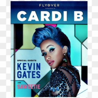 Cardi B Presented By Flyover With Special Guests Kevin - Cardi B Wichita Ks, HD Png Download