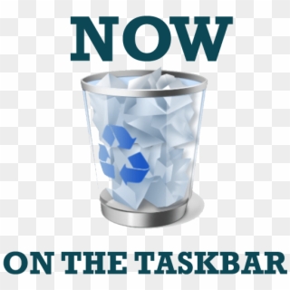 Get Fully Functional Recycle Bin On Your Taskbar - Recycle Bin, HD Png Download