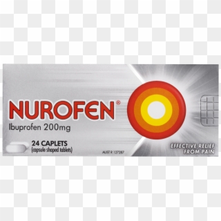 Nurofen Core Caplets Front - Ibuprofen Nurofen, HD Png Download