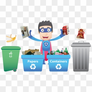 Put Waste In The Right Place Poster, HD Png Download