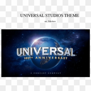 Universal Studios Theme Sheet Music For Flute, Clarinet, - Graphic Design, HD Png Download