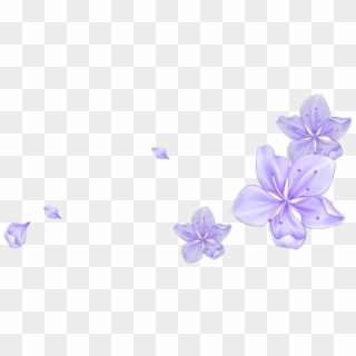 #mq #flowers #flower #purple #floating #falling - Artificial Flower, HD Png Download