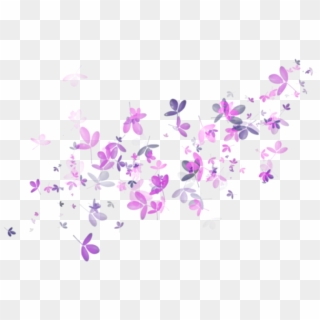 #flowers #falling #decorate #purple #pink - Poetry, HD Png Download
